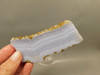 Blue Lace Agate Stone Slab Lapidary Cabbing Rough Rock #O3