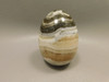 Spirit Stone Egg Yavapai Travertine 2.5 inch Carved Rock Arizona #O6