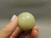 Serpentine Stone Egg 2 inch Yellow Green Gemstone Rock New Jade #O1