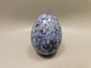 Sodalite Stone Egg 2 inch 50 mm Blue Gemstone Brazil #O12