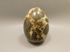 Septarian Nodule Egg Shaped 2.4 inch Polished Rock Utah Stone #O1