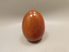 Carnelian Agate Egg Shaped Stone 2 inch Orange Gemstone #O9