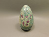 Ruby and Fuchsite Egg Shaped Stone 2.4 inch Carved Rock #O1