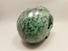 Skull Gemstone Carving Ruby and Zoisite 3.8 inch Hand-Carved #O83