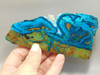 Chrysocolla Malachite Polished Rock Stone Slab Bagdad, Arizona #O6