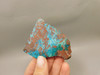 Gem Silica Chrysocolla Cuprite Unpolished Stone Slab Rough Rock #O110