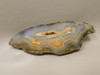 Owls Hole Agate Polished Stone Sagenite RARE Rock California #O2