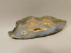 Owls Hole Agate Polished Stone Sagenite RARE Rock California #O2