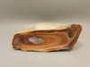 Wonderstone Rhyolite Pink Banded Polished Rock Utah #O11