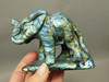 Elephant Carving Figurine Labradorite Carved Stone Animal #O242