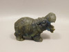 Hippopotamus Figurine Labradorite Carved 2.5 inch Stone Animal #O294