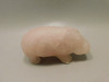 Hippopotamus Figurine Rose Quartz 3.2 inch Animal Carving #O380