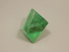 Green Fluorite Polished Octahedron Rock Crystal Healing Stone #O1