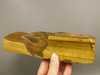 Tiger-eye Rough Rock Yellow Tiger's Eye Lapidary Cabbing #O20