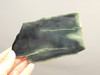 California Green Nephrite Jade Unpolished Stone Slab Rough Rock #O24