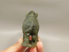 Rhinoceros Figurine Labradorite Hand Carved Stone Animal #O100
