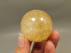 Honey Calcite Stone 1.5 inch Sphere Rock 39 mm Crystal Ball #O15