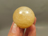 Honey Calcite Stone 1.5 inch Sphere Rock 39 mm Crystal Ball #O15