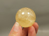 Honey Calcite Stone 1.4 inch Sphere Rock 36 mm Crystal Ball #O4