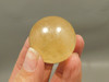 Honey Calcite Stone 1.4 inch Sphere Rock 36 mm Crystal Ball #O4