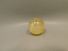 Honey Calcite Stone 1.4 inch Sphere Rock 36 mm Crystal Ball #O4