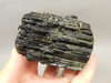 Black Tourmaline Natural 3.7 inch Crystal Schorl Mineral Specimen  #O1