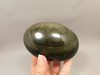 Gold Sheen Obsidian Polished Rock 3.9 inch Massage Palm Stone #0g1