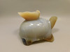 Turtle Figurine Druse Agate Gemstone Carving 4.4 inch #O226
