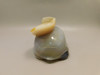 Turtle Figurine Druse Agate Gemstone Carving 4.4 inch #O226