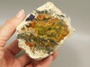 Tiffany Stone Polished Rock Collector Yellow Bertrandite Utah #O4