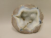 Dugway Thunderegg Rock Geode Blue Agate Druse Crystals #O27