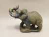 Elephant Carving Figurine Labradorite Carved Stone Animal #O171