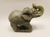 Elephant Carving Figurine Labradorite Carved Stone Animal #O171