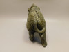 Rhinoceros Figurine Labradorite Hand Carved Stone 6.25 inch #O130
