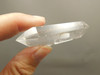 Clear Quartz Double Terminated Crystal 3 inch Wand #O7