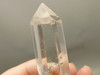 Clear Quartz Double Terminated Crystal 3.4 inch Wand #O9