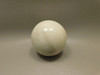 White Marble  Stone Sphere 2.3 inch Rock California #O2