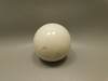 White Marble  Stone Sphere 2.3 inch Rock California #O2