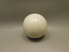 White Marble  Stone Sphere 2.3 inch Rock California #O2