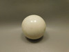 White Marble  Stone Sphere 2.3 inch Rock California #O2