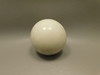 White Marble  Stone Sphere 2.3 inch Rock California #O2