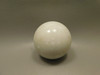White Marble Stone Sphere 2.36 inch Rock California #O3