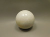White Marble Stone Sphere 2.36 inch Rock California #O3