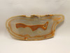 Brazilian Agate Polished Stone Slab Banded Shadow Agate #O17