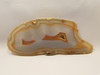 Brazilian Agate Polished Stone Slab Banded Shadow Agate #O17