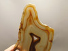 Brazilian Agate Polished Stone Slab Banded Shadow Agate #O17