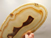 Brazilian Agate Polished Stone Slab Banded Shadow Agate #O17