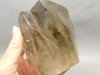 Smoky Quartz Crystals Large Polished Point Twin Tower Healing Stone #O106