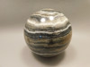 Spirit Stone 2.7 inch Rock Sphere Banded Travertine Arizona #O4