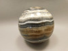 Spirit Stone 2.7 inch Rock Sphere Banded Travertine Arizona #O4